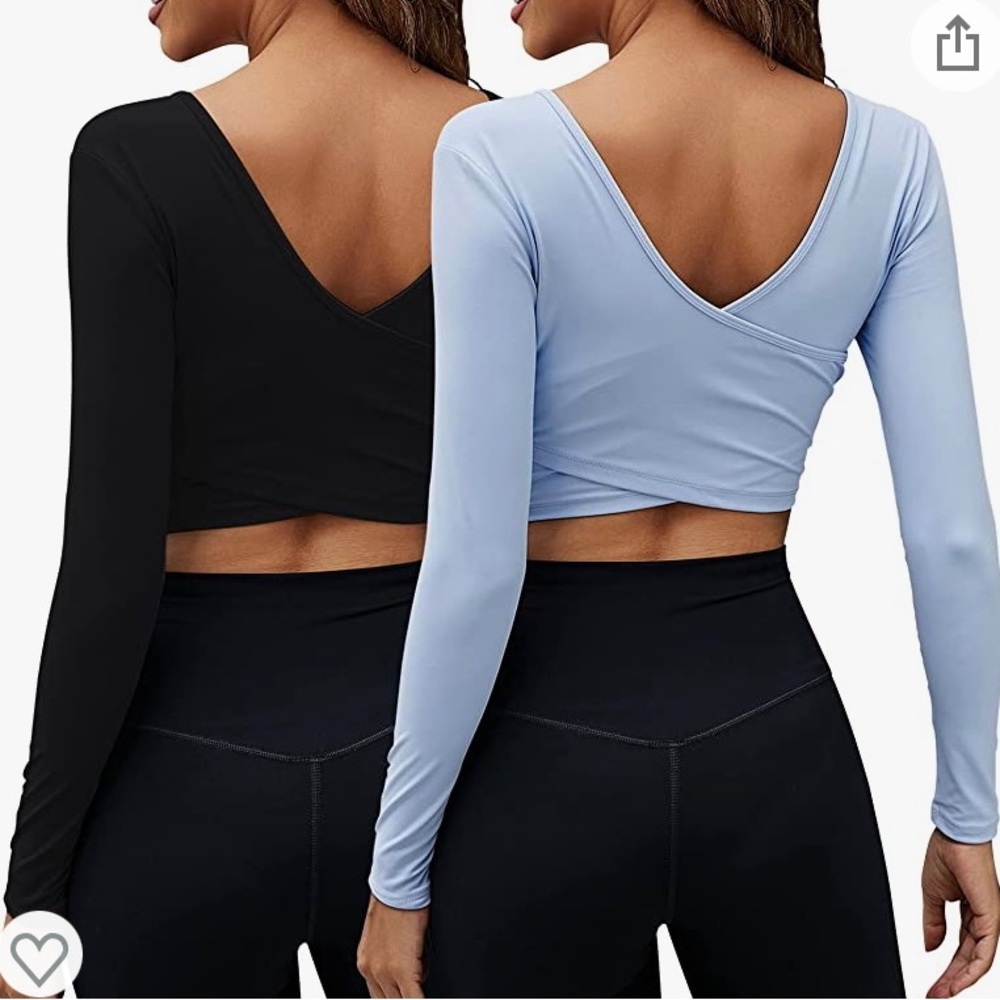Compression workout tops